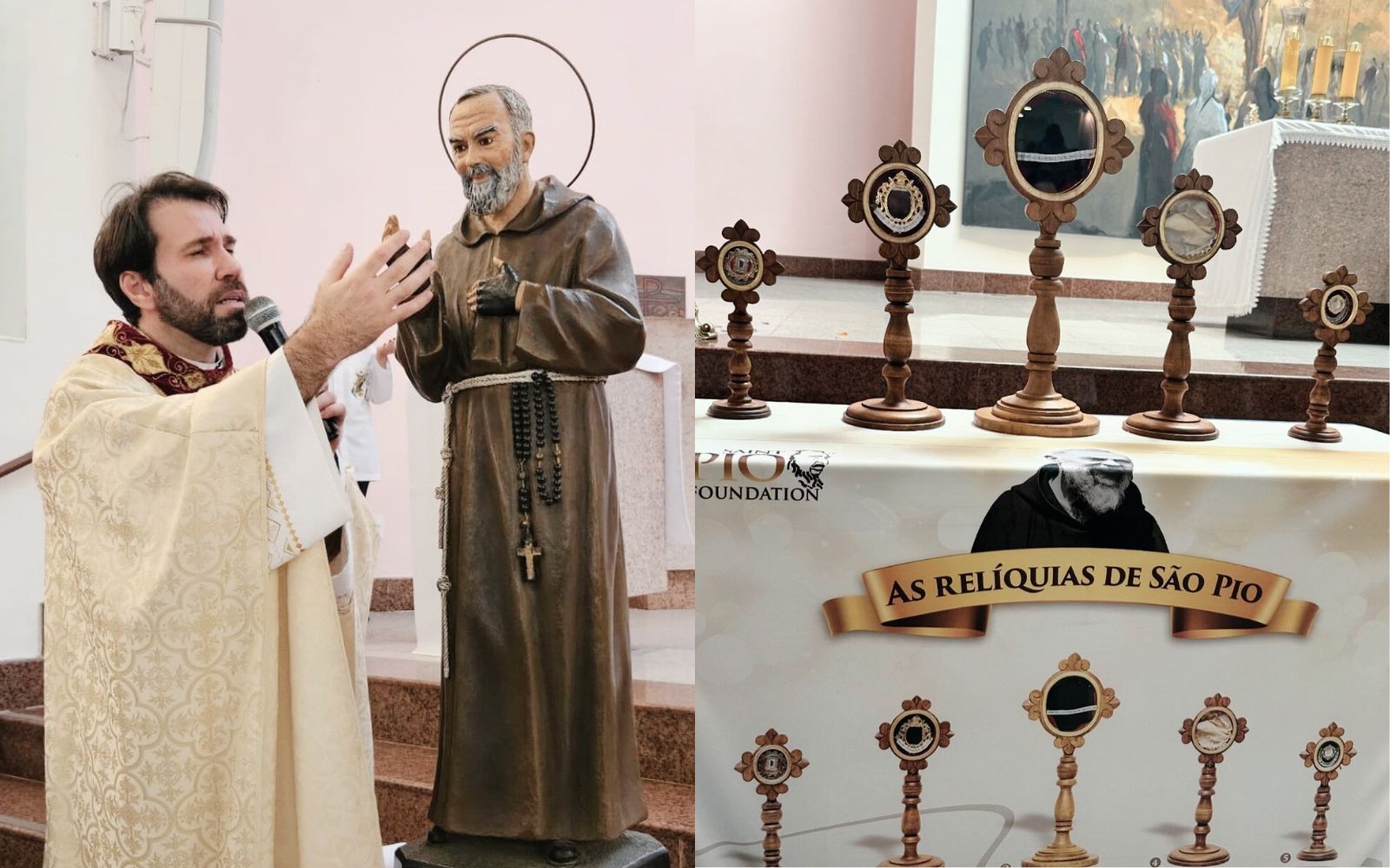 Relíquias de são Pio de Pietrelcina estão na arquidiocese do Rio de Janeiro