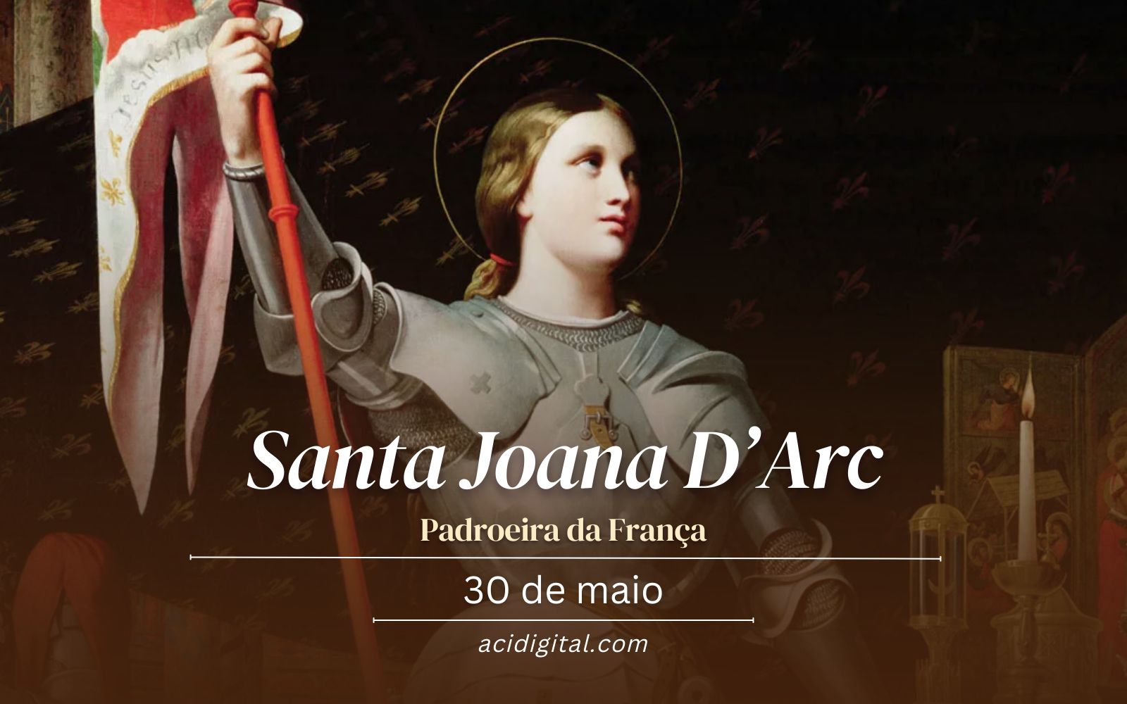 Santa Joana D’Arc, heroína mártir que salvou a França