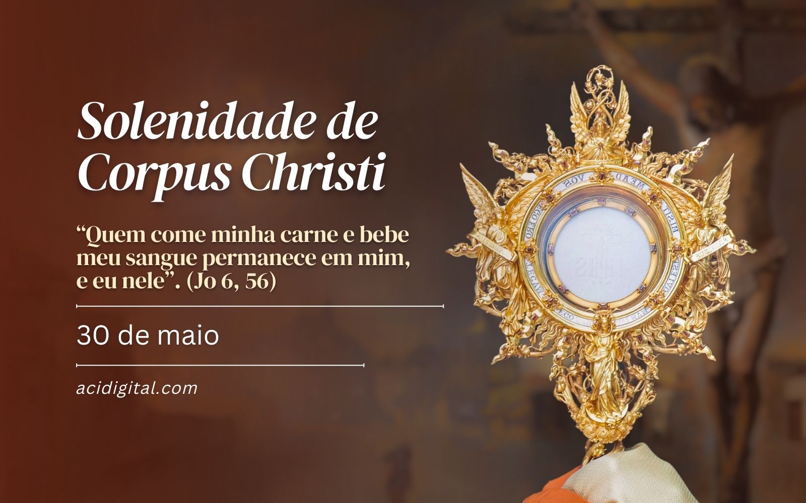 Corpus Christi é celebrado hoje