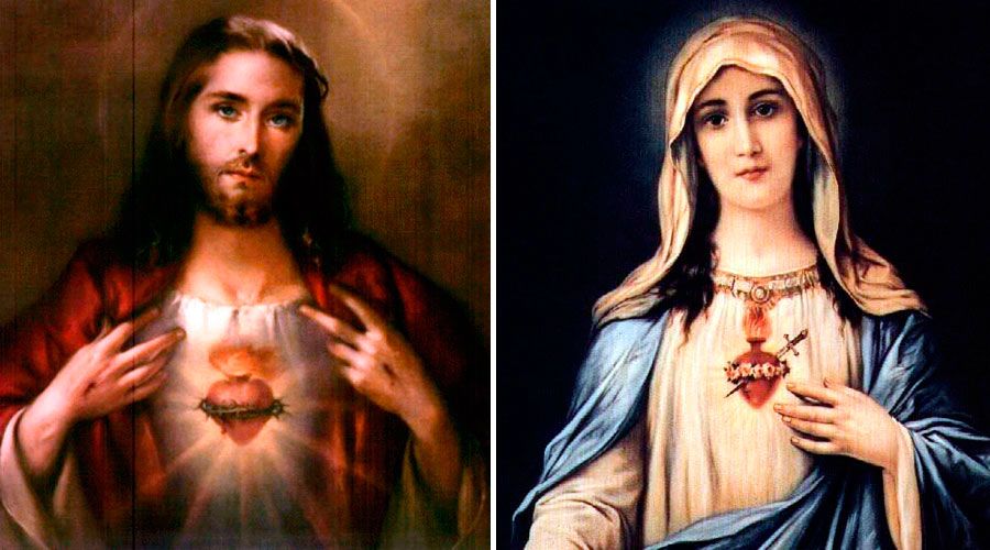 Oração de consagração da família aos corações de Jesus e Maria