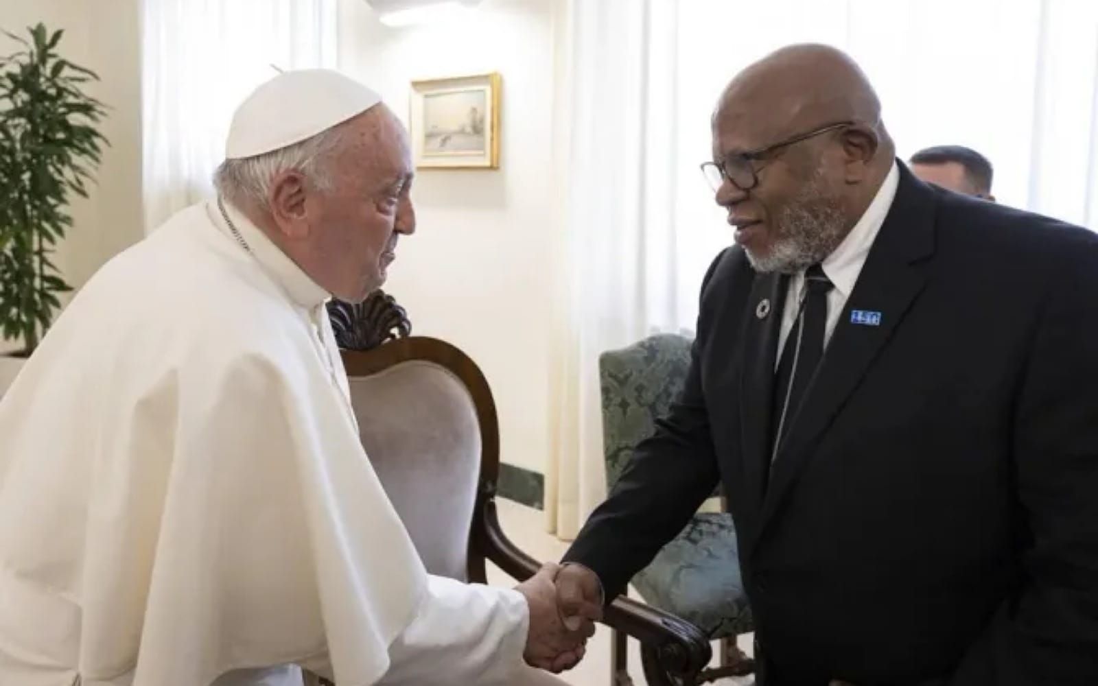 Papa recebe o presidente da assembleia geral da ONU