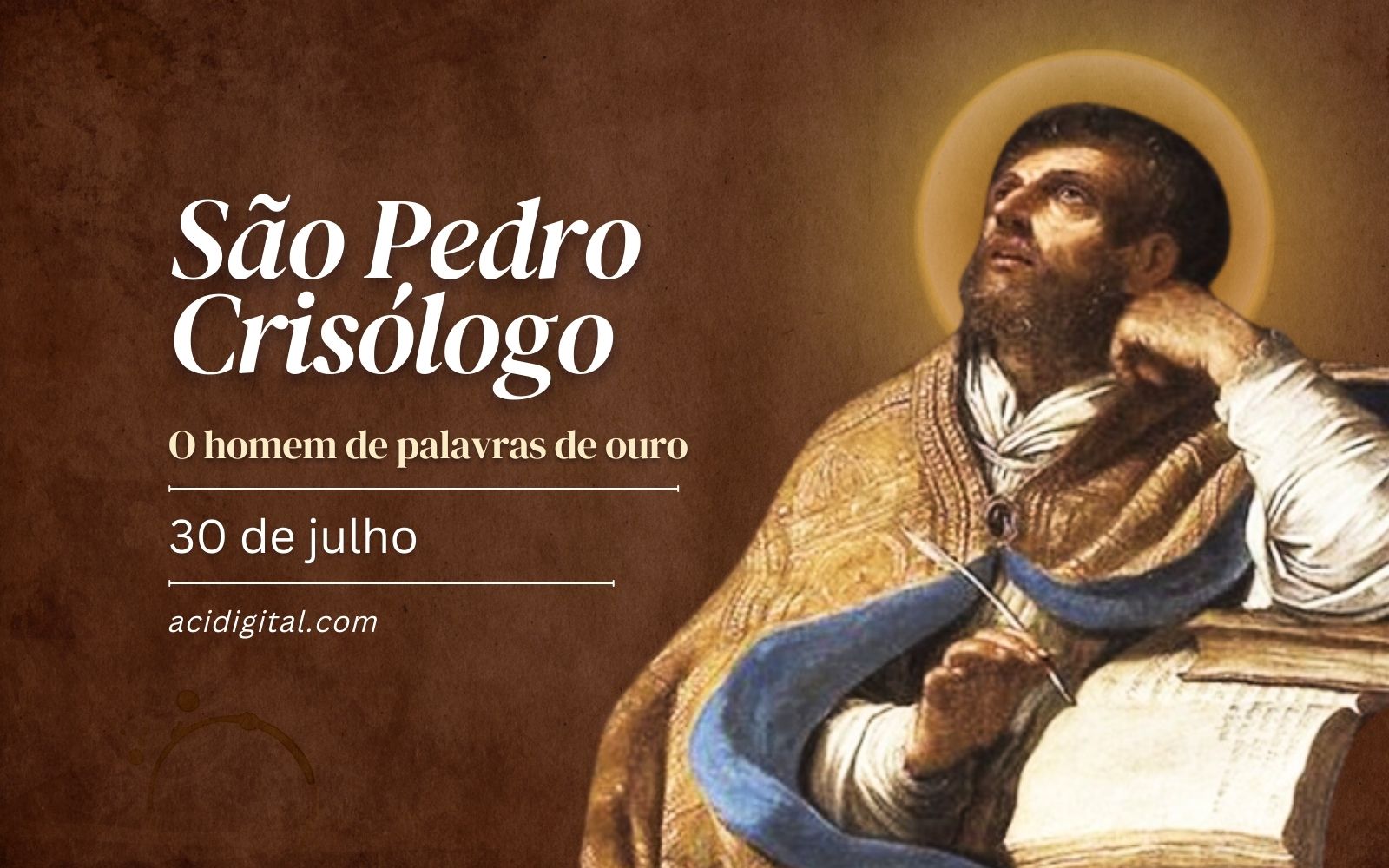 São Pedro Crisólogo, o homem de palavras de ouro