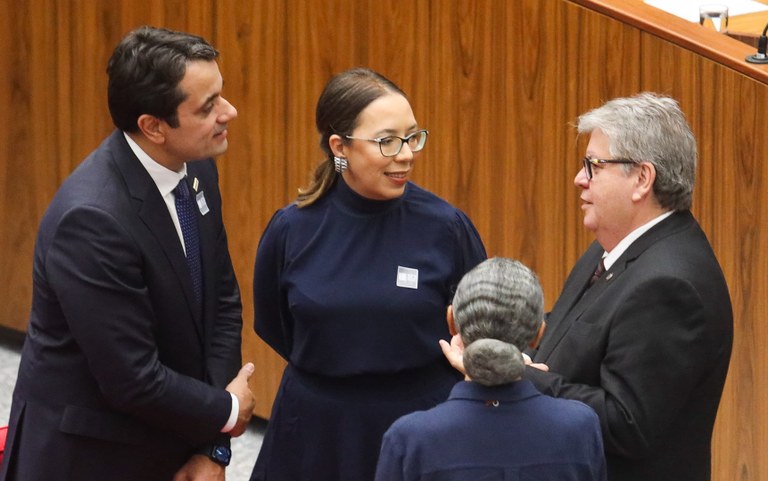 João Azevêdo prestigia posse de ministro paraibano Herman Benjamim na presidência do STJ — Governo da Paraíba