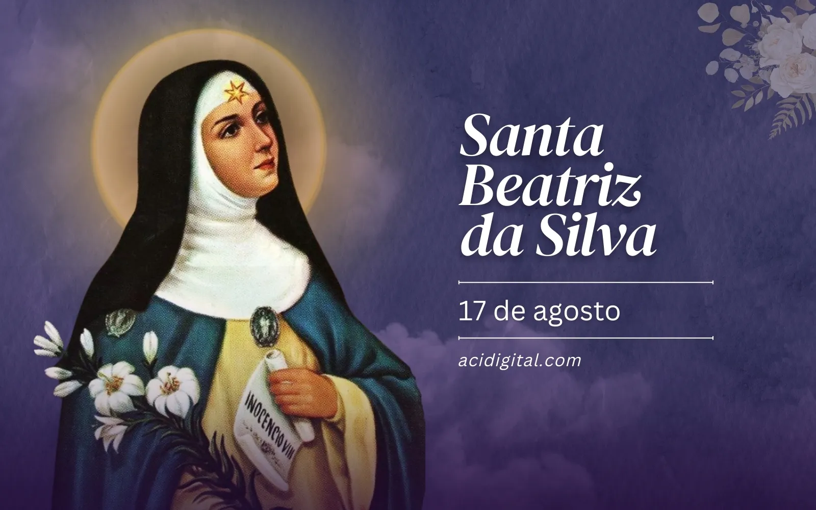 Santa Beatriz da Silva, difusora da Imaculada Conceição