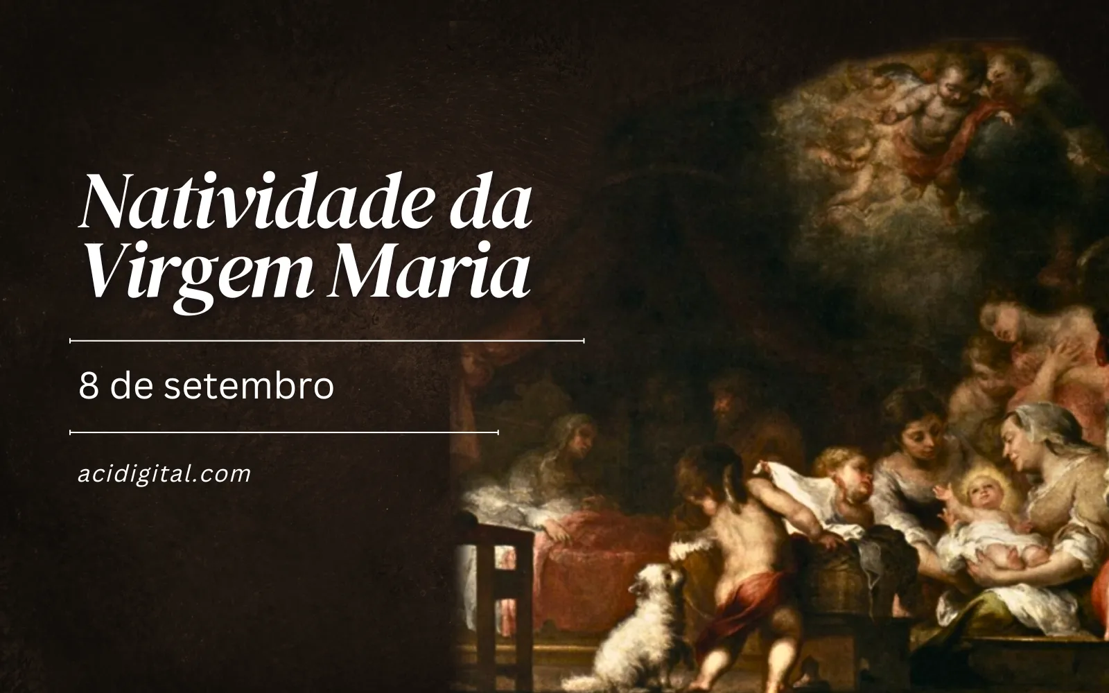 Igreja celebra a natividade da Virgem Maria