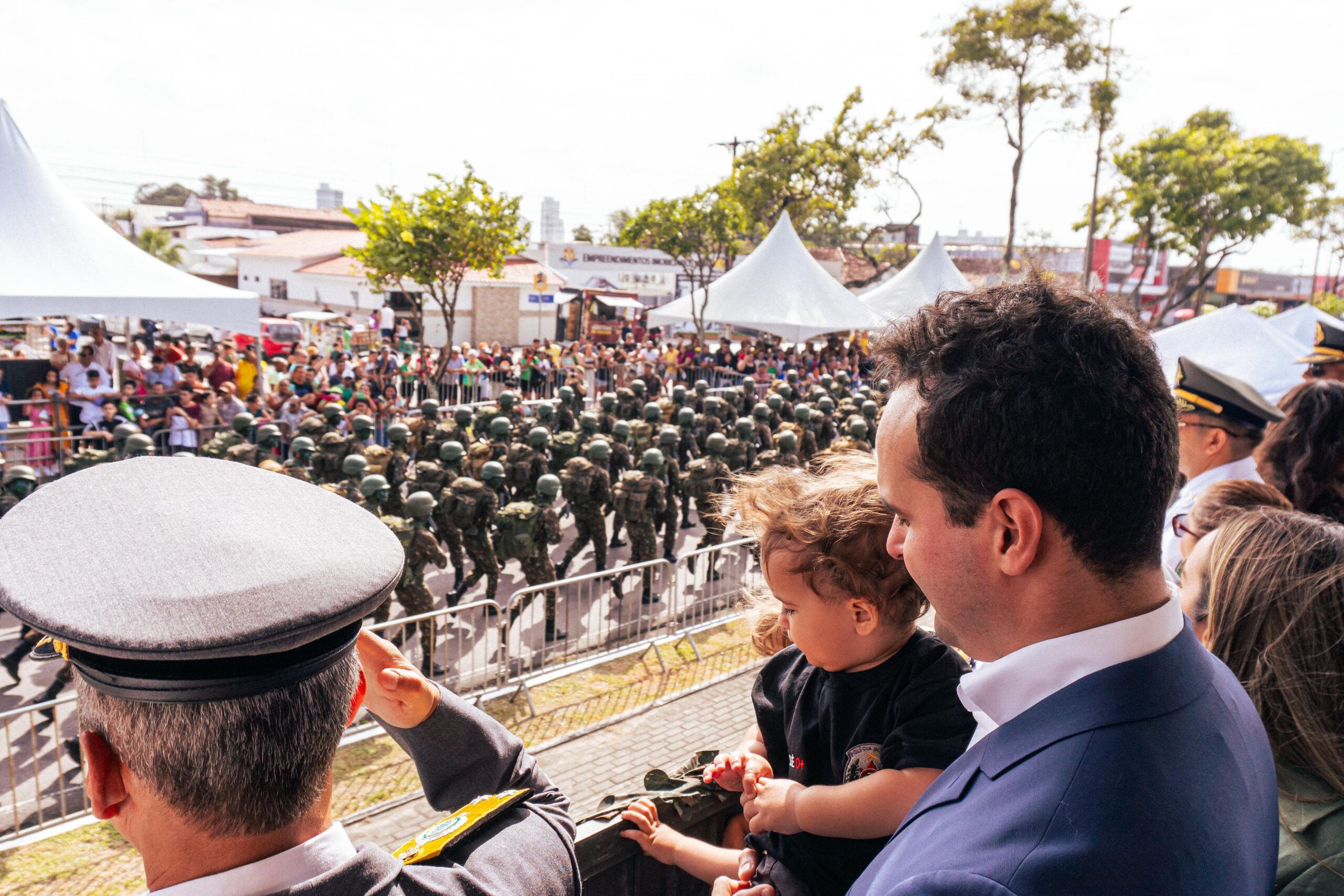 Vice-governador participa  de desfile cívico-militar da Independência do Brasil em JP