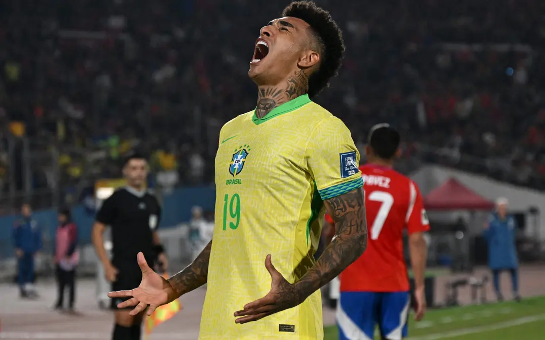 Brasil vence Chile de virada (2-1) em Santiago pela 9ª rodada das Eliminatórias