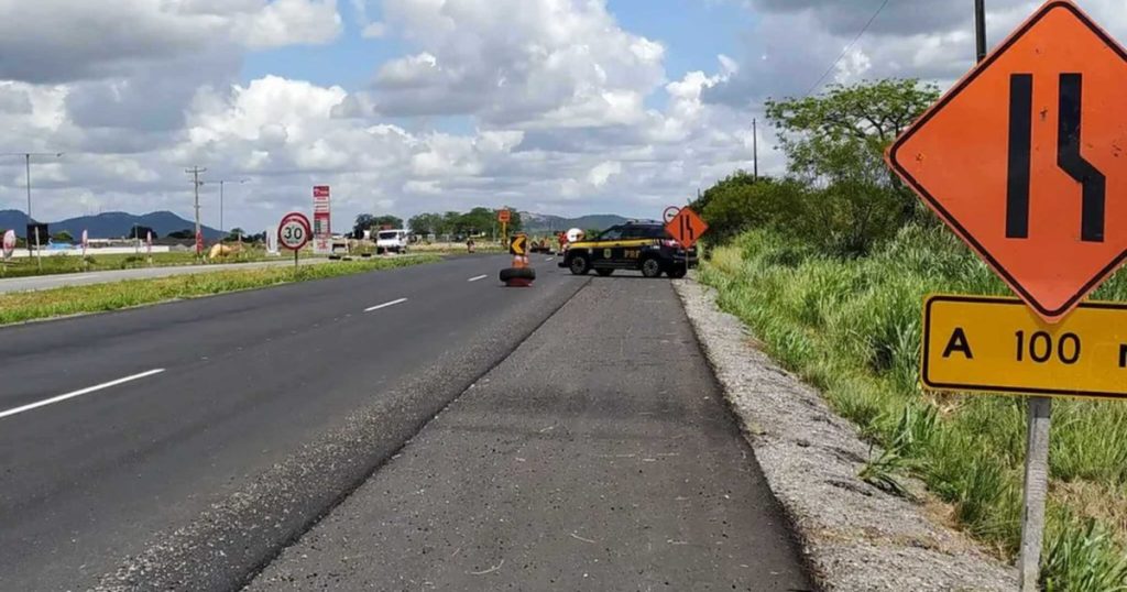 Interdição parcial na BR-230 entre JP e CG para obras de pavimentação segue até esta quinta-feira