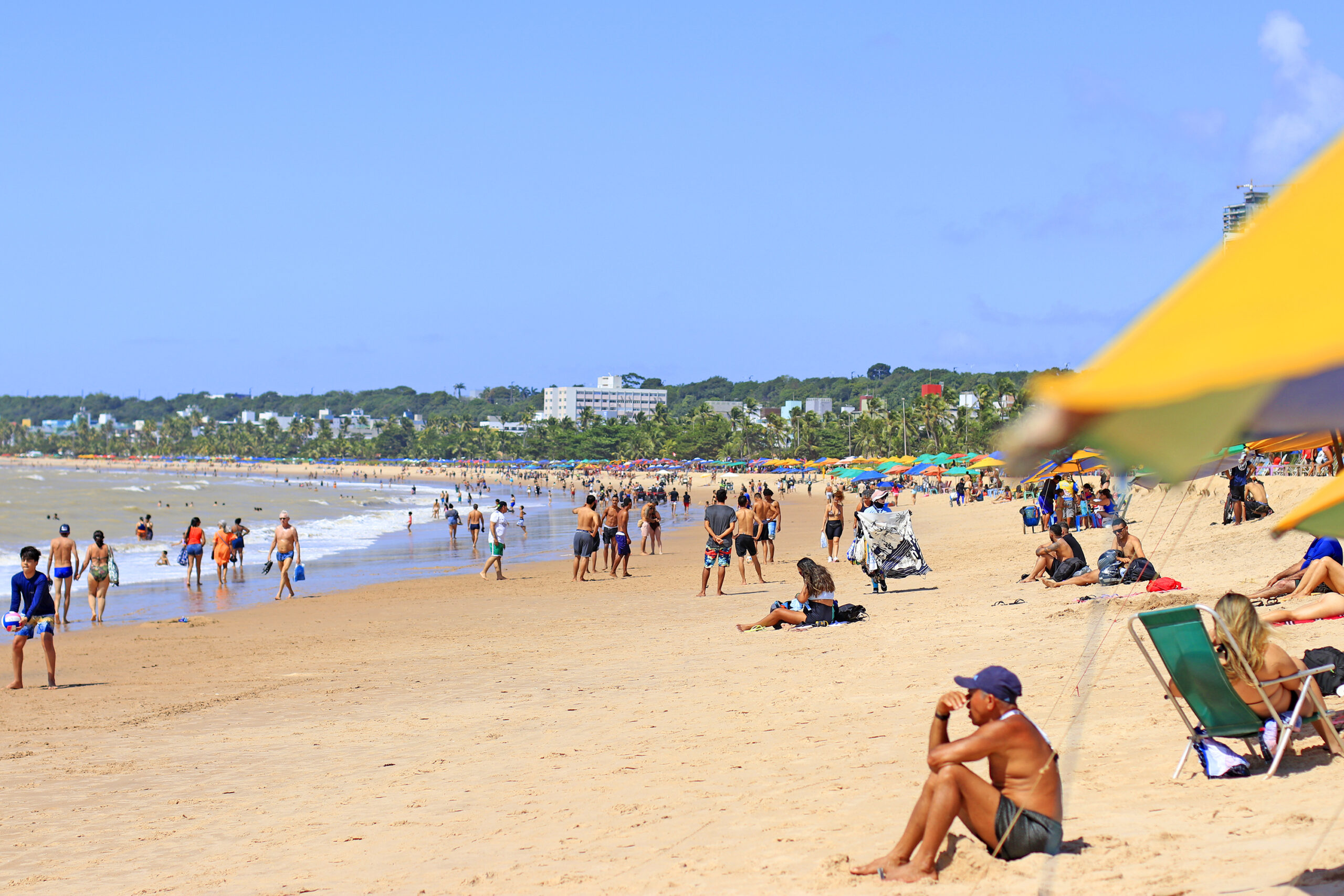 Todas as praias do litoral paraibano estão próprias para banho neste final de semana