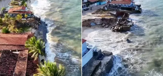 ALPB declara estado de calamidade pública em Baía da Traição devido à erosão costeira