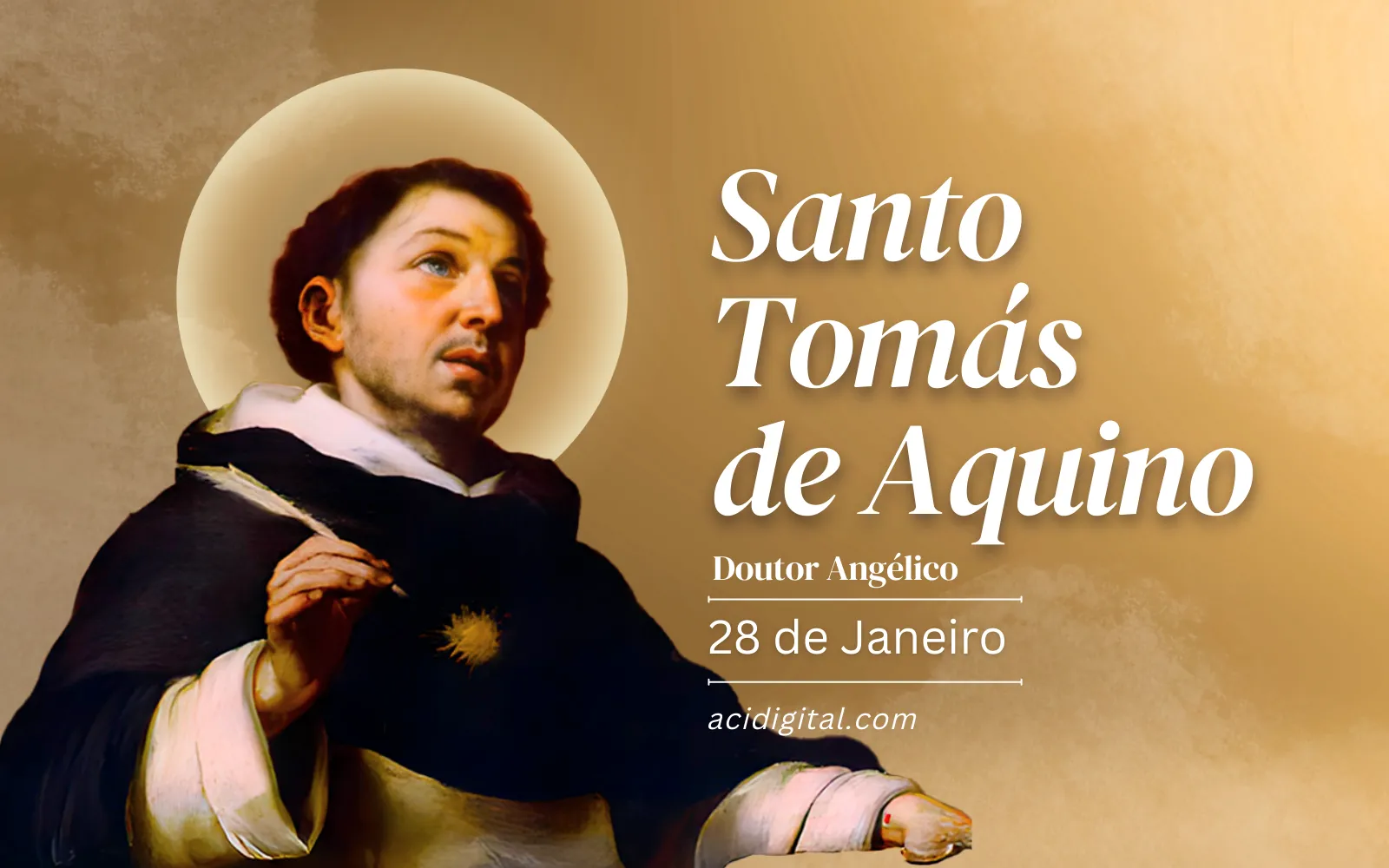 Santo Tomás de Aquino, o “doutor angélico”