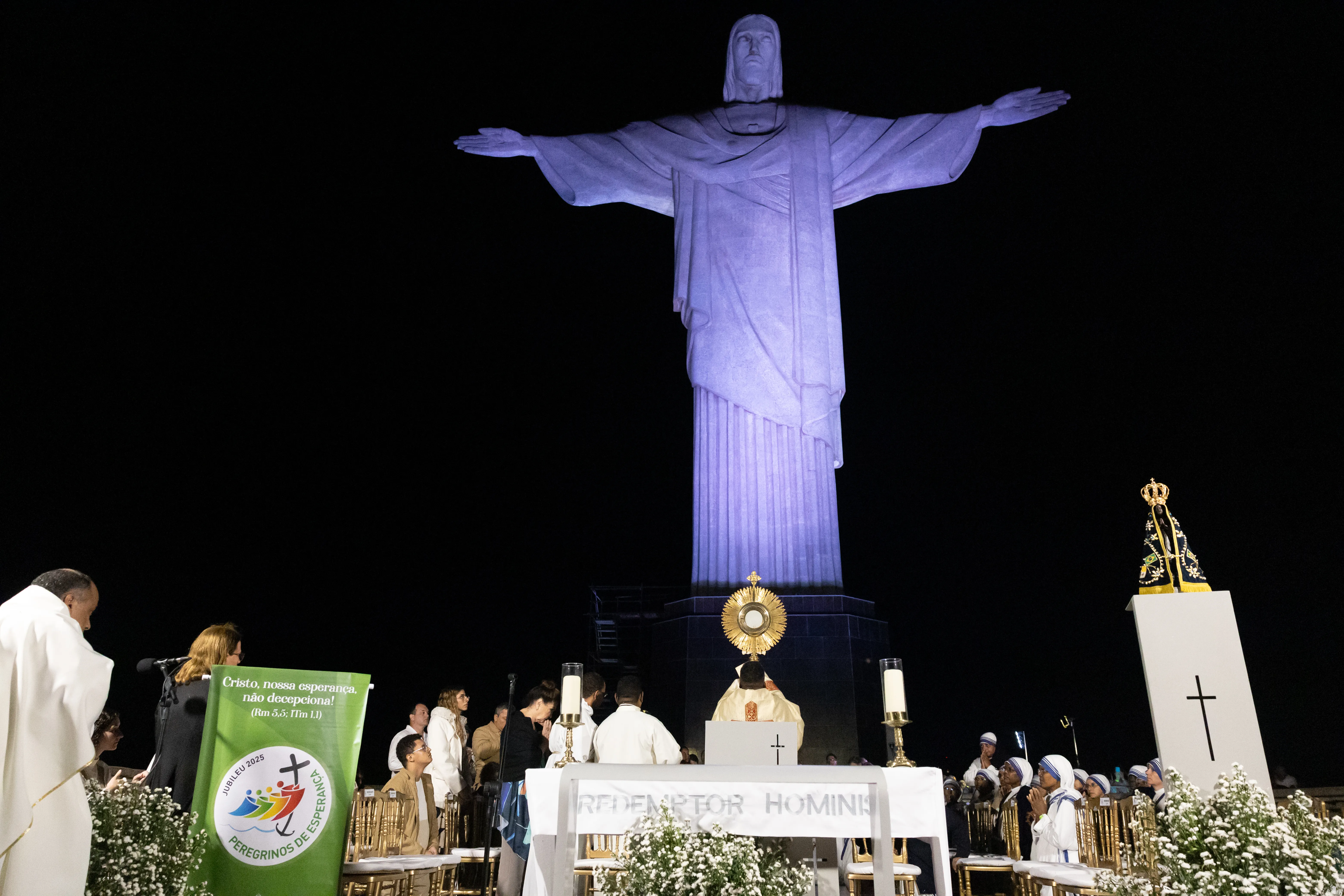 Santuário Cristo Redentor recebe o Ano Novo 2025 com vigília de oração