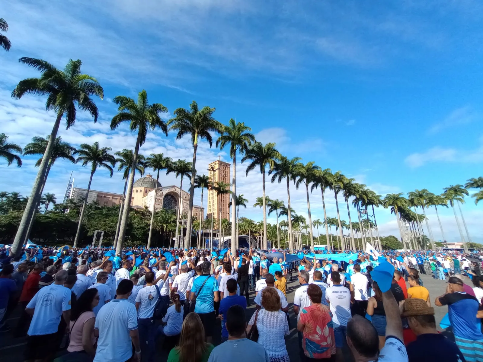 Brasileiros de todo o país se preparam para romaria do Terço dos Homens em Aparecida