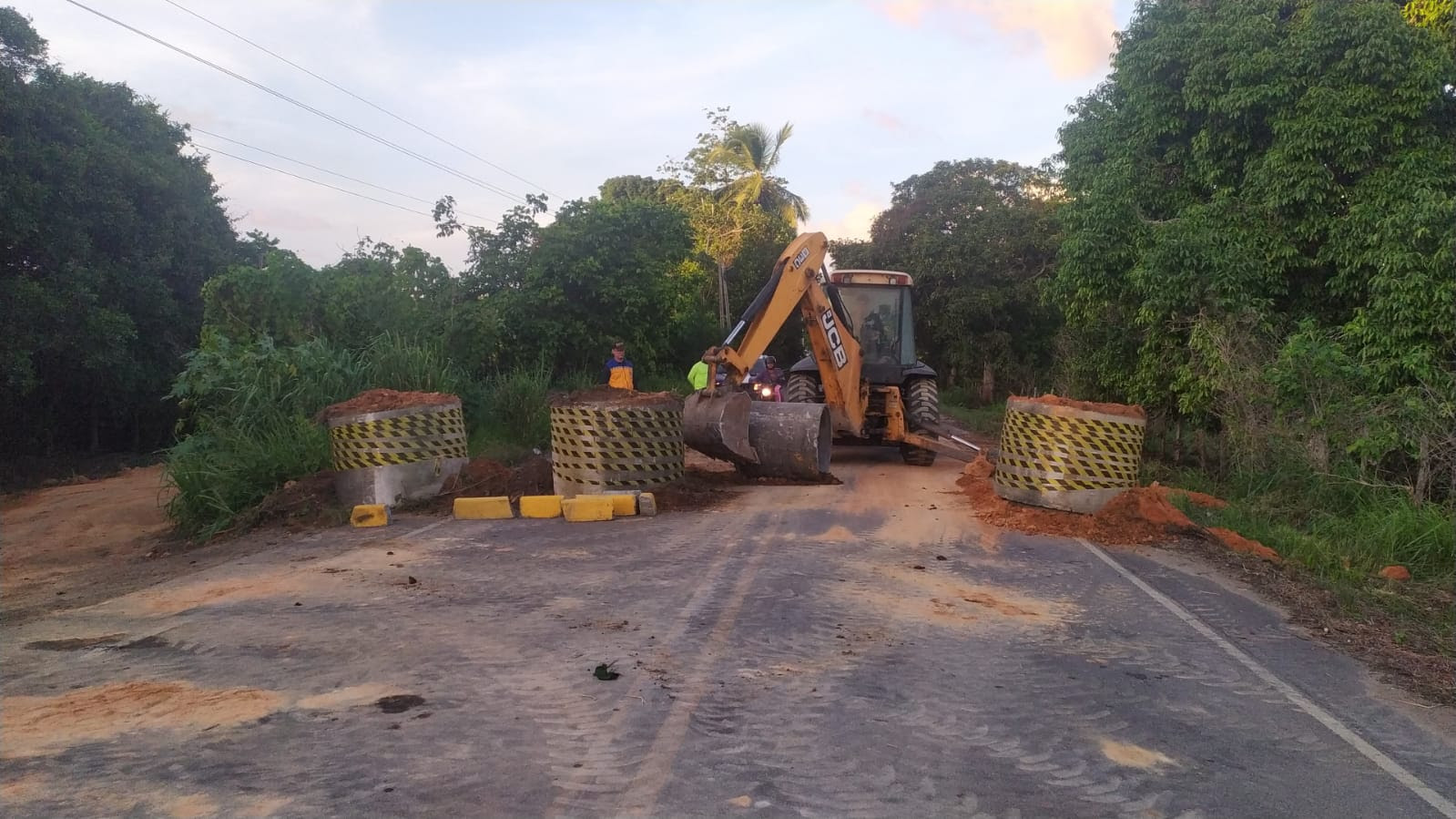 Ponte entre Alhandra e Caaporã, na PB-034, é totalmente interditada; confira rotas alternativas de tráfego