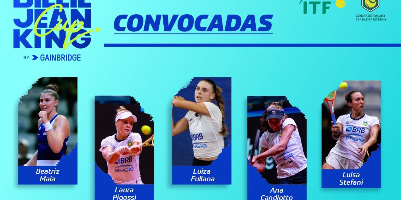 Tênis: seleção feminina é convocada para torneio Billie Jean King Cup