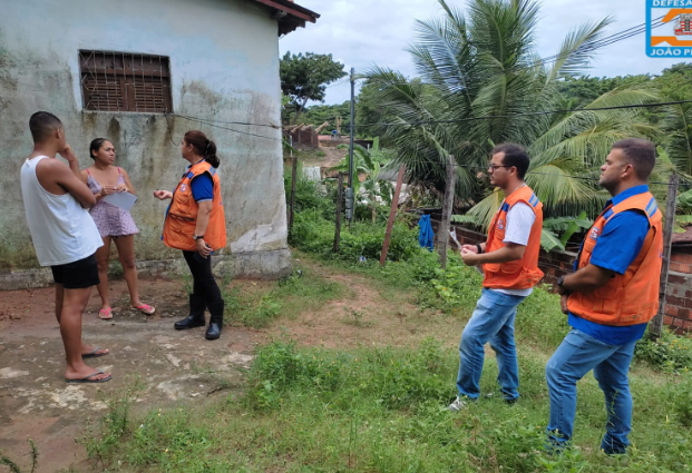 Em 72h: chove 244,6 mm em JP e Defesa Civil mantém equipes de prontidão