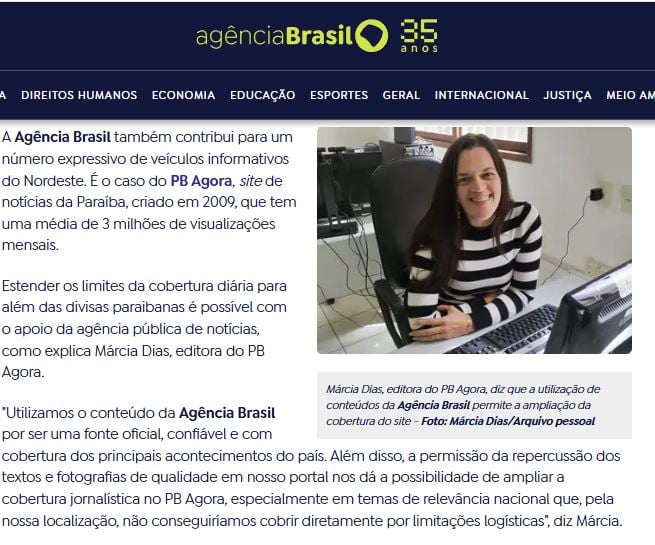 PB Agora amplia cobertura nacional com apoio da Agência Brasil e reforça compromisso com a informação de qualidade
