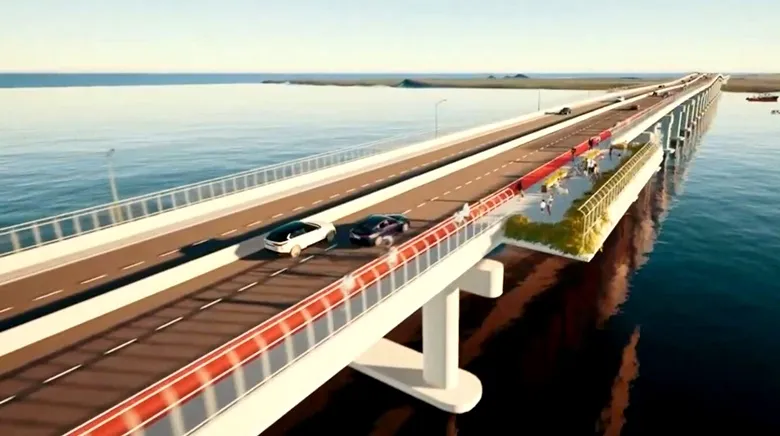 Ponte do Futuro: obras chegam à fase de construção de travessas e concretagem de estacas