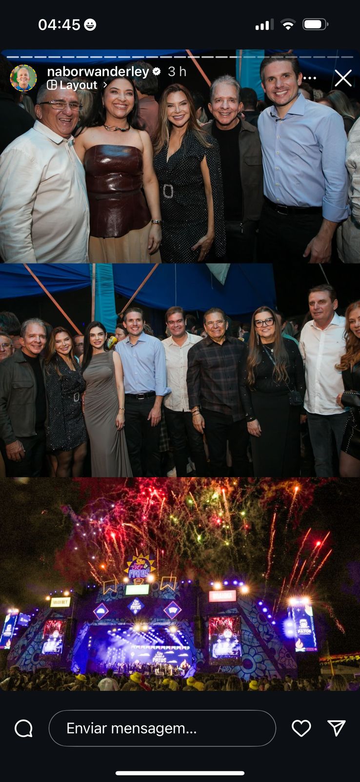 Abertura do São João de Patos reúne toda base do governador e dá sinais de como será a chapa da situação em 2026