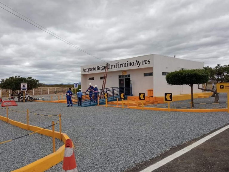 Aeroporto de Patos ganha nova pista e sistema de sinalização com investimento de R$ 39,8 milhões