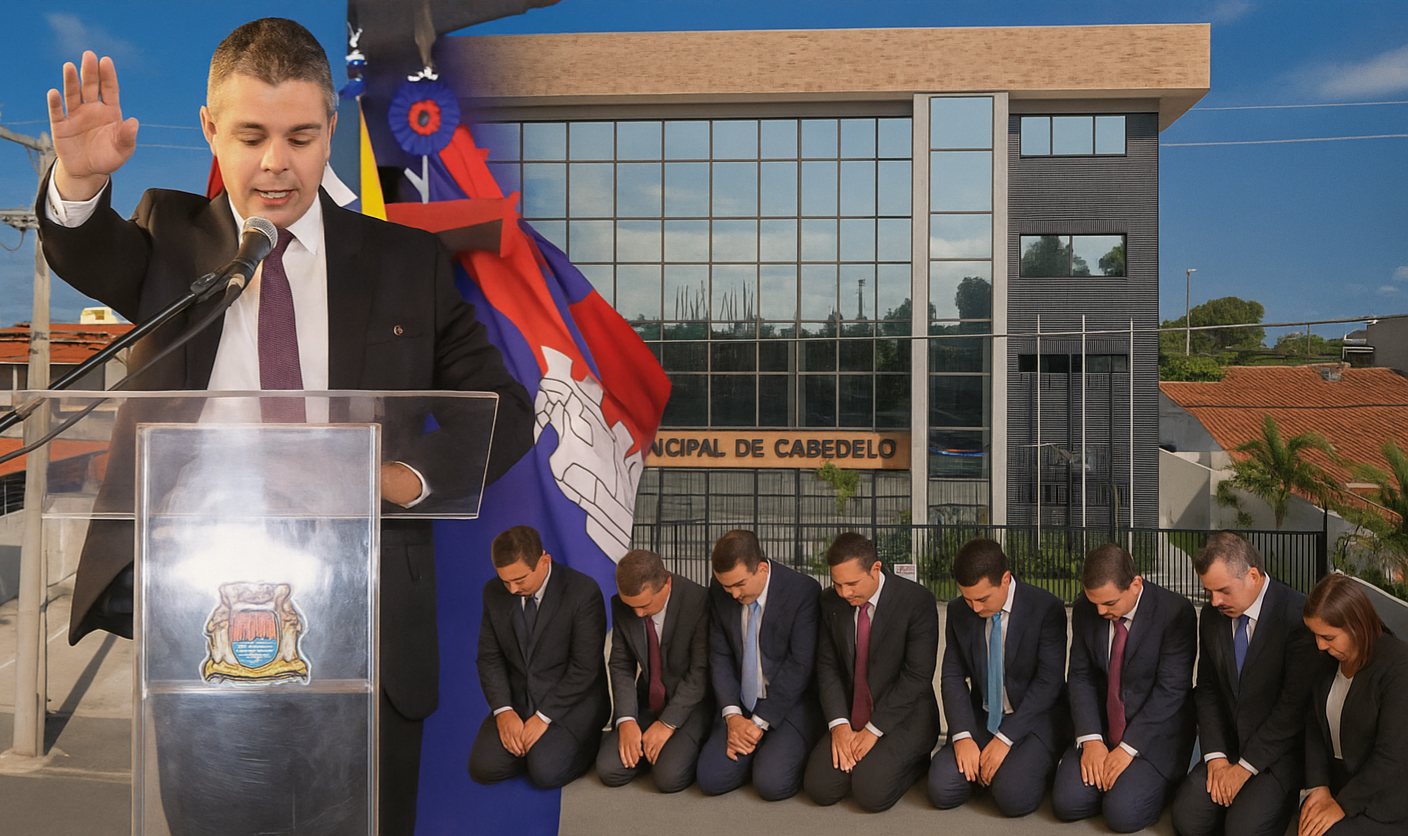 Cabedelo em silêncio: Câmara municipal ajoelha e pede bênção ao prefeito André Coutinho?