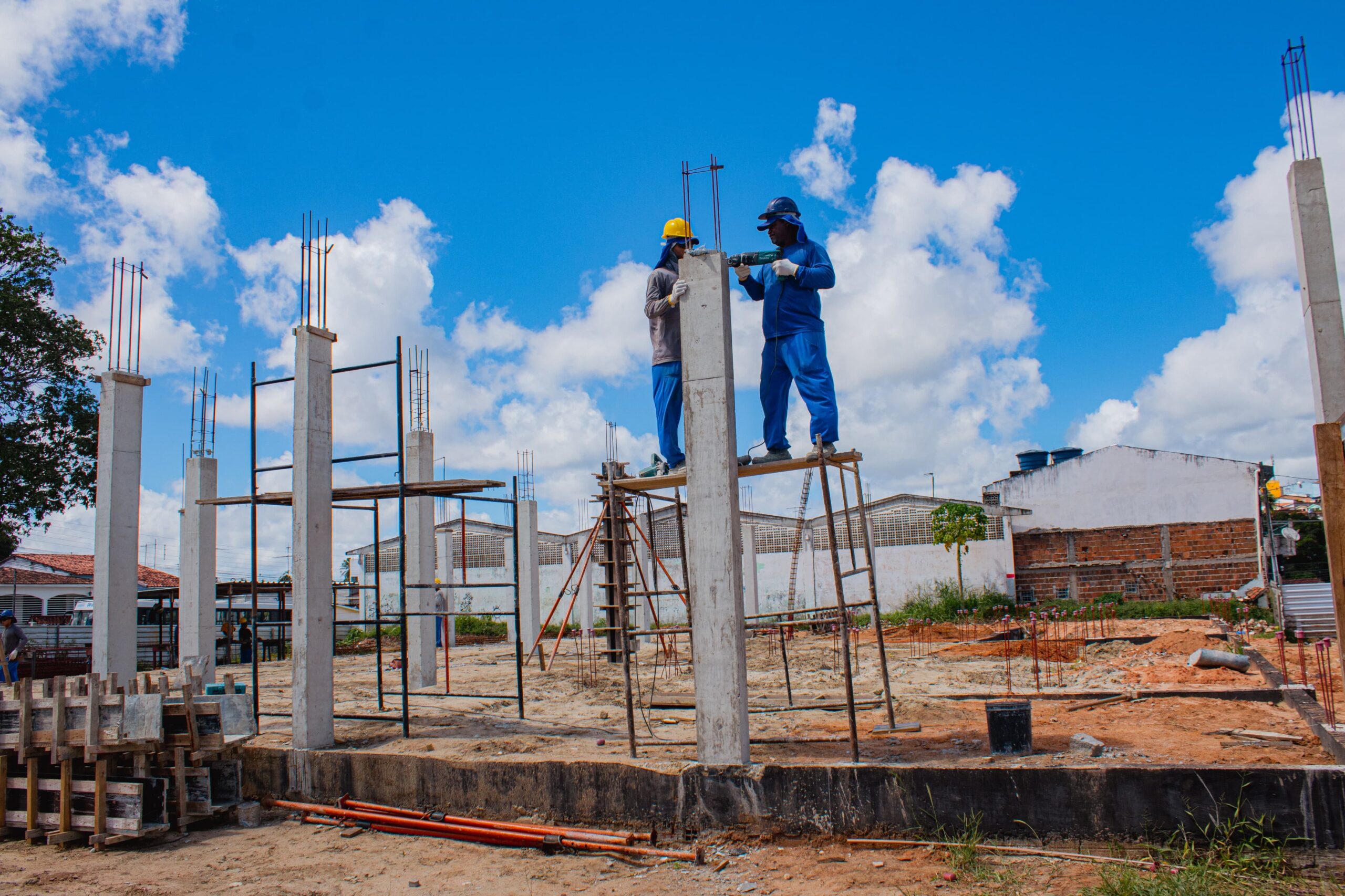 Santa Rita avança na construção do novo anexo do Hospital Infantil com UTI pediátrica