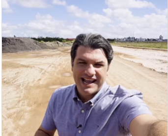Léo Bezerra visita área do maior parque urbano de João Pessoa e destaca transformação do Aeroclube