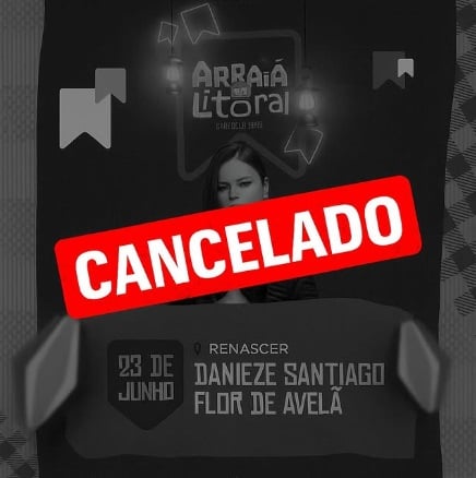 Prefeitura de Cabedelo anuncia cancelamento da programação do São João no bairro do Renascer