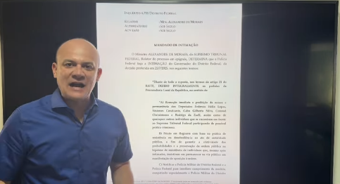 Após autorização de prisão, Cabo Gilberto afirma que está sendo alvo de decisão ilegal do STF nega estar em acampamento no DF