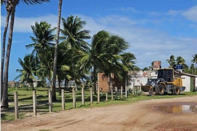 Após recomendação do MPF, construções irregulares são removidas de área de restinga em Pitimbu