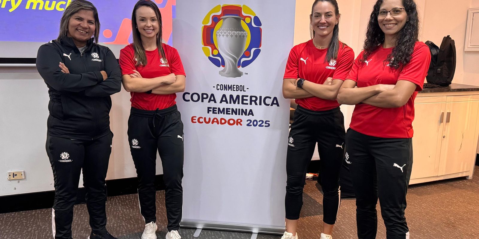 Brasileiras apitam abertura da Copa América Feminina