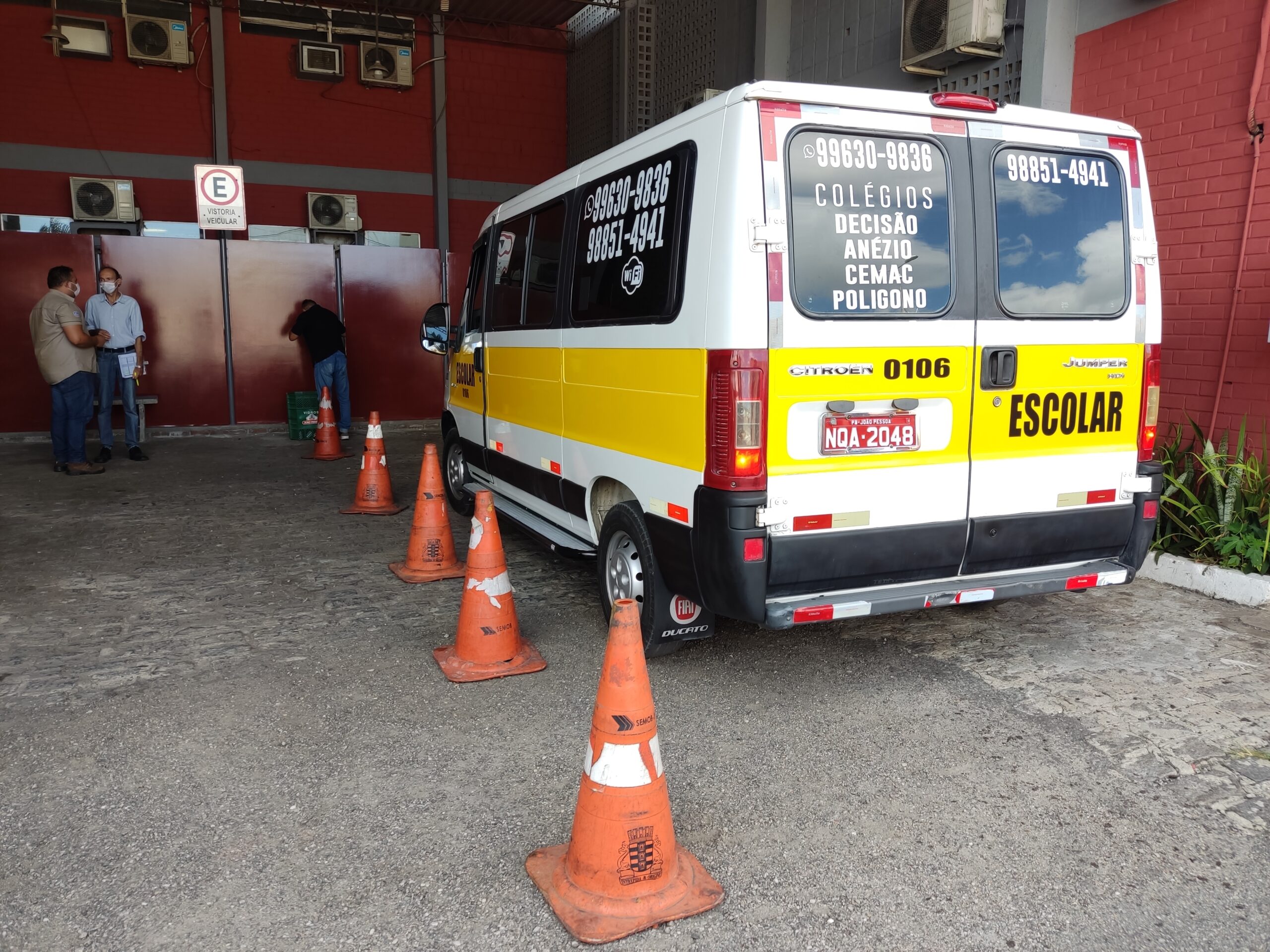 Mais da metade dos veículos de transporte escolar de João Pessoa ainda não passou por vistoria obrigatória, alerta Semob-JP