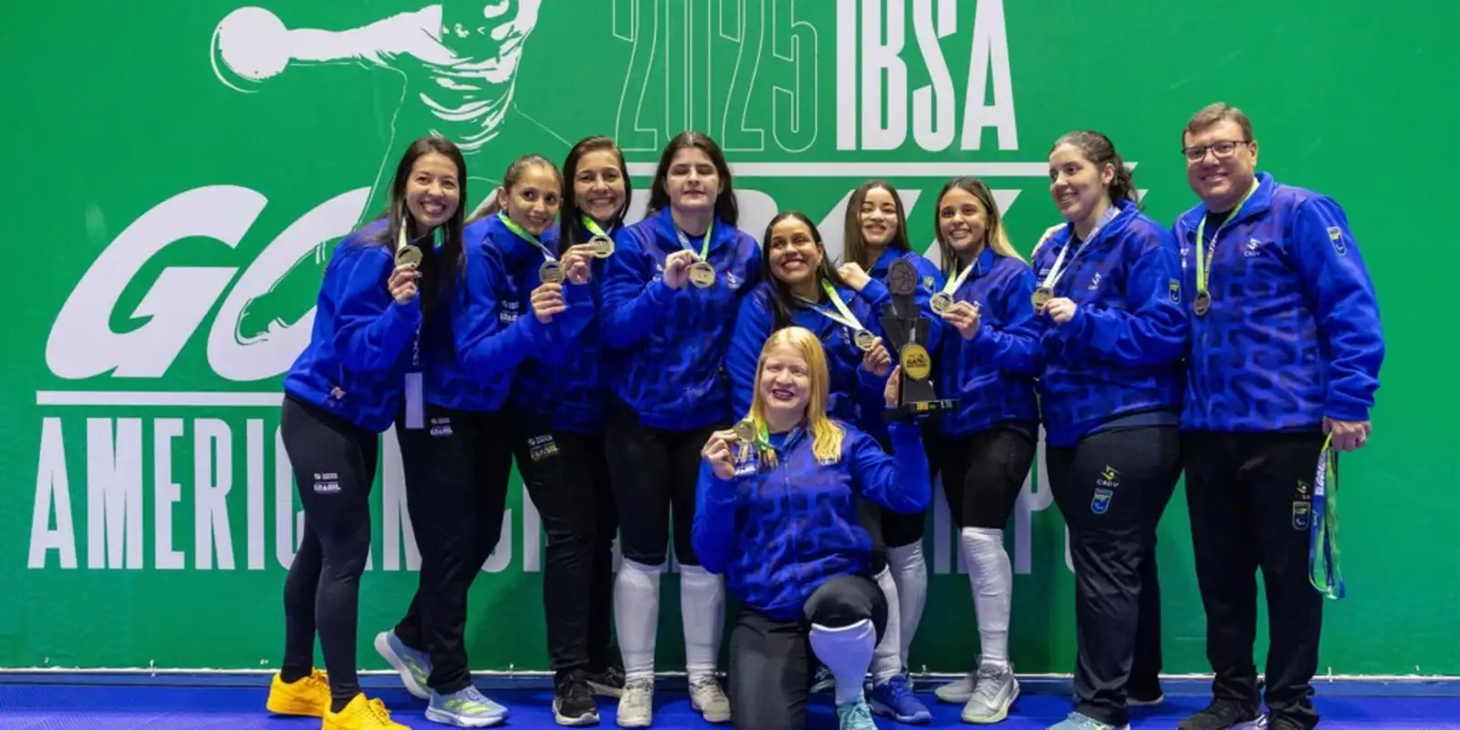 Brasil é campeão das Américas no goalball masculino e no feminino