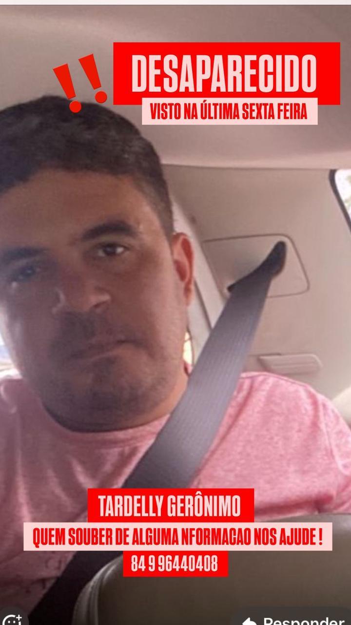 Homem do RN desaparece após pegar carona de Patos para João Pessoa; família pede ajuda para localizar