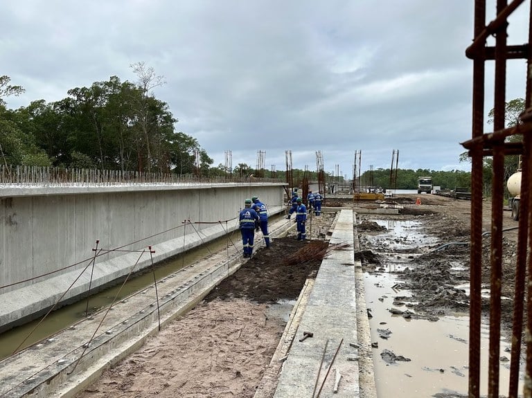Primeira fase das obras da Ponte do Futuro é concluída em Cabedelo