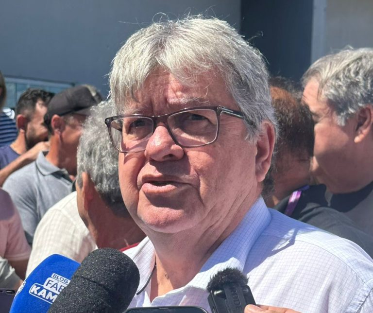 “Tenho muita confiança na minha polícia” afirma João Azevêdo sobre desdobramentos da investigação de mortes em Conde