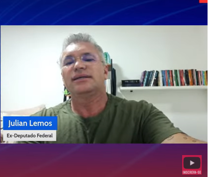 Vídeo – Julian Lemos reaparece, dispara contra Bolsonaro: ‘cachorro morto’ e sem força política; alerta também para erros do PT