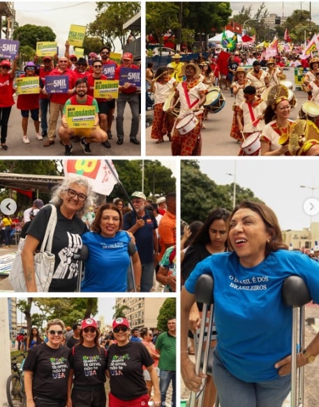 Após ato da esquerda em JP Cida defende soberania: “Nossa bandeira é verde e amarela”