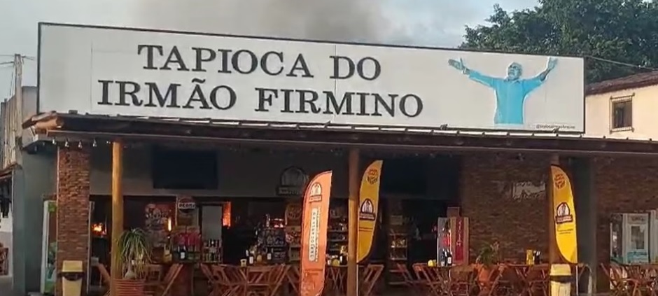 Incêndio atinge tradicional tapiocaria às margens da BR-230 no Cajá