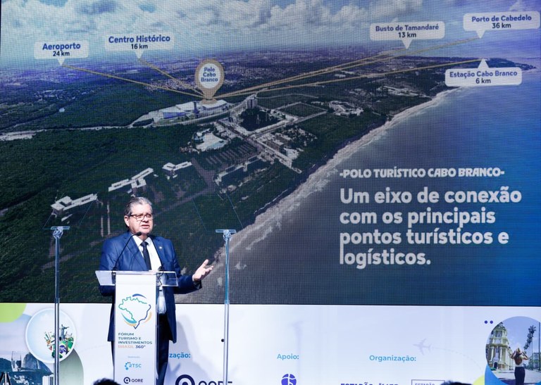 João apresenta Polo Turístico Cabo Branco a investidores internacionais em evento da ONU