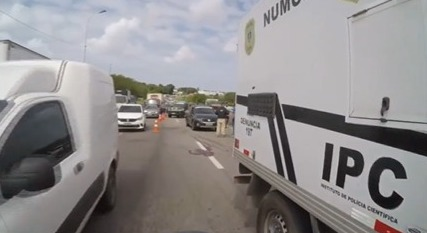 Motociclista morre e passageira fica ferida em colisão na BR-230, próximo ao viaduto das Três Lagoas