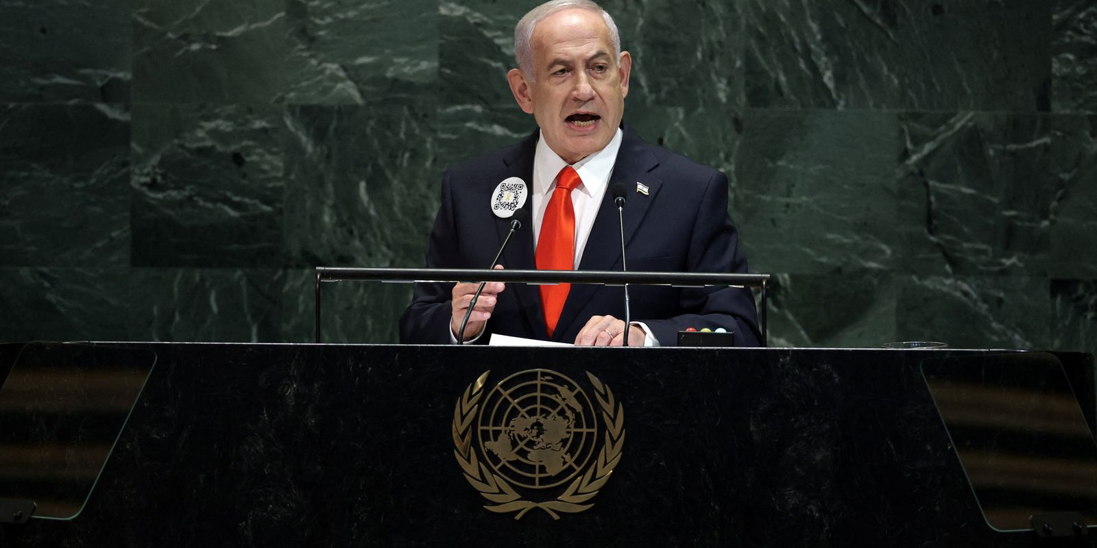 Netanyahu discursa na ONU para plenário esvaziado e sob vaias
