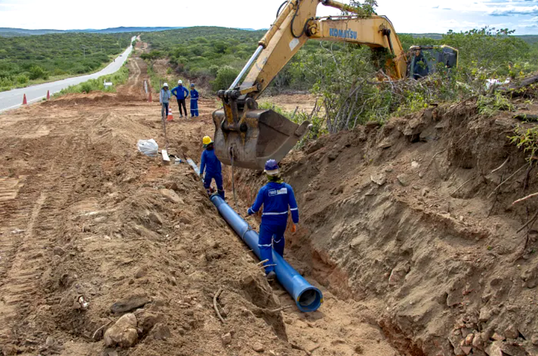 Nova etapa da Adutora do Pajeú amplia segurança hídrica no semiárido paraibano