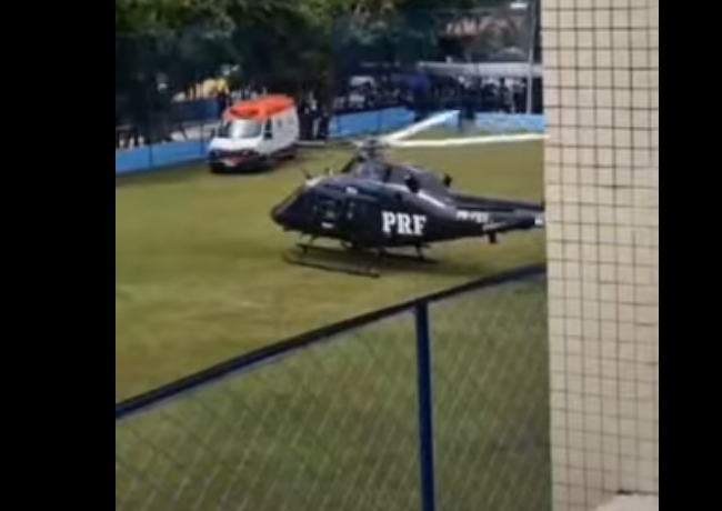 PRF realiza resgate aéreo de criança com problema respiratório em João Pessoa