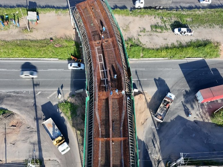 Trecho da BR-101 é interditado para obras, neste fim de semana, no Bairro das Indústrias