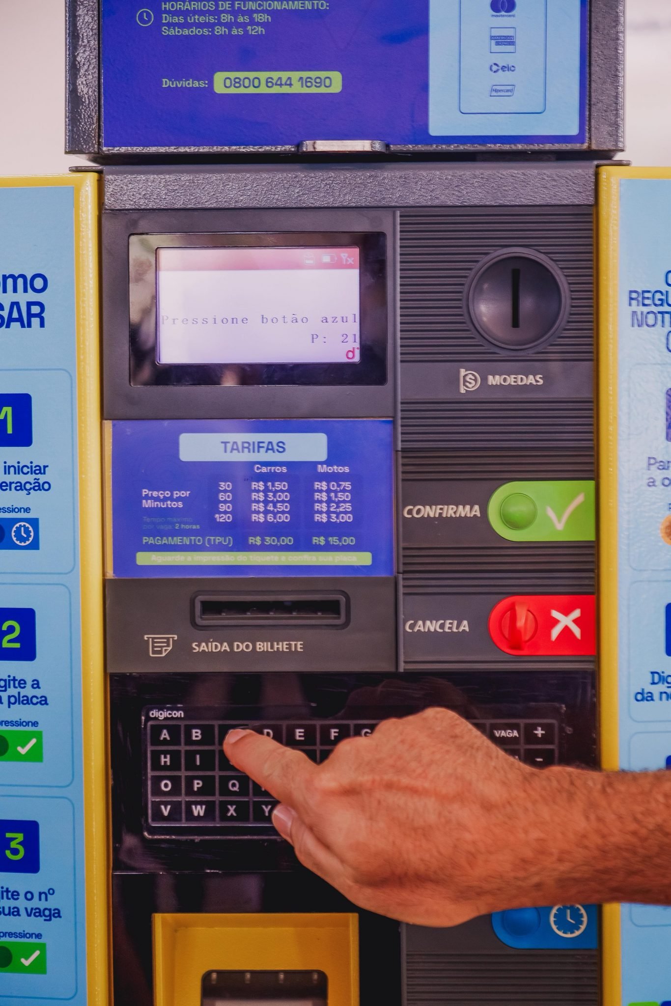 Comerciantes do Centro de JP pedem redução nos valores da Zona Azul para atrair consumidores