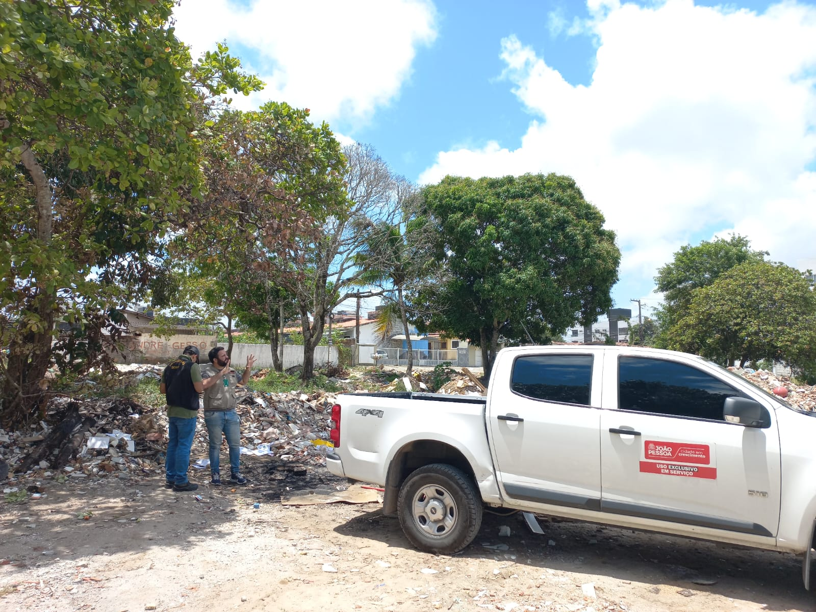 JP realiza operação para identificar ligações clandestinas de esgoto e lançamento de resíduos da construção