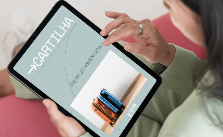 MPPB lança cartilha digital sobre viagens e hospedagens com crianças e adolescentes
