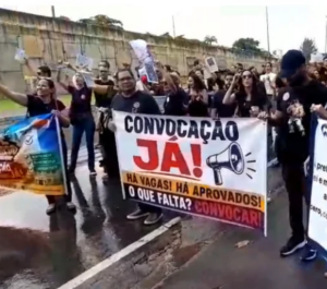 Concursados da Educação de João Pessoa realizam protesto por convocação no cadastro de reserva – PB AGORA