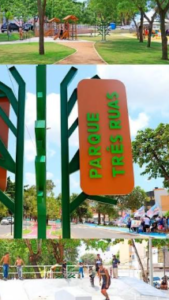 Domingo tem corrida, música, gastronomia e samba no Parque das Três Ruas